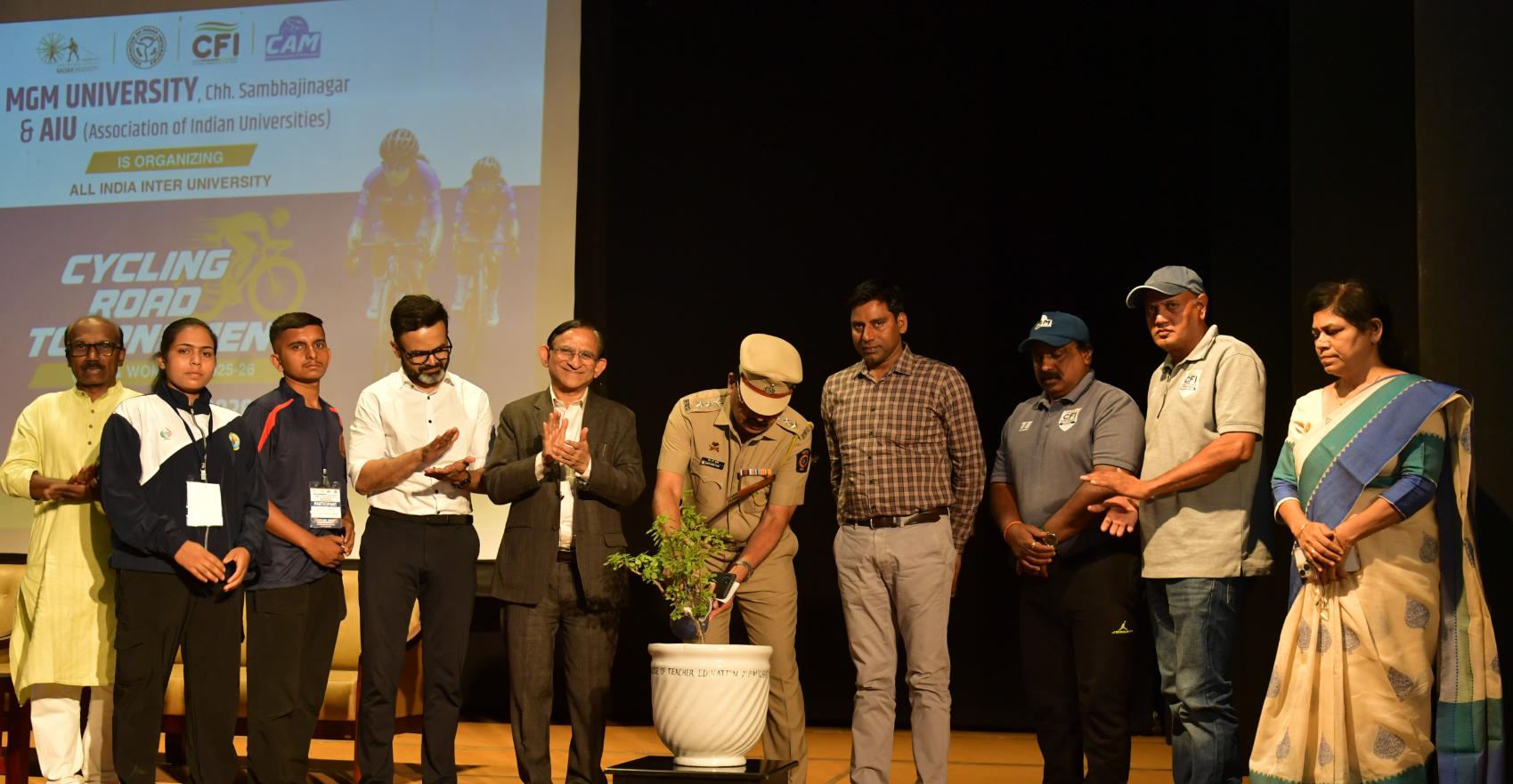 AIU Cycling Competition Inaugurated at MGM University