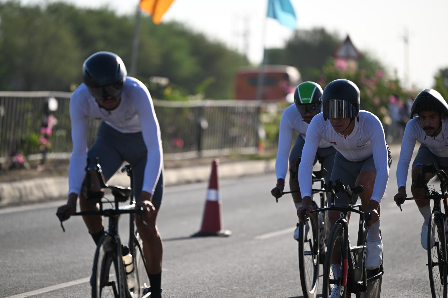 University Cycling Championship Performance