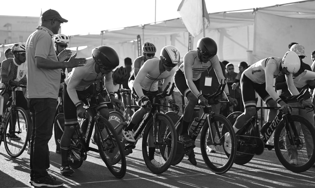 University Cycling Championship Performance