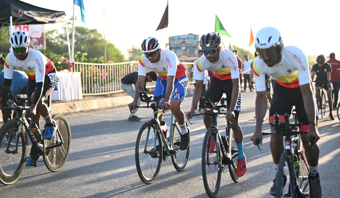 Maharaja Ganga Singh University Leads AIU Cycling Competition